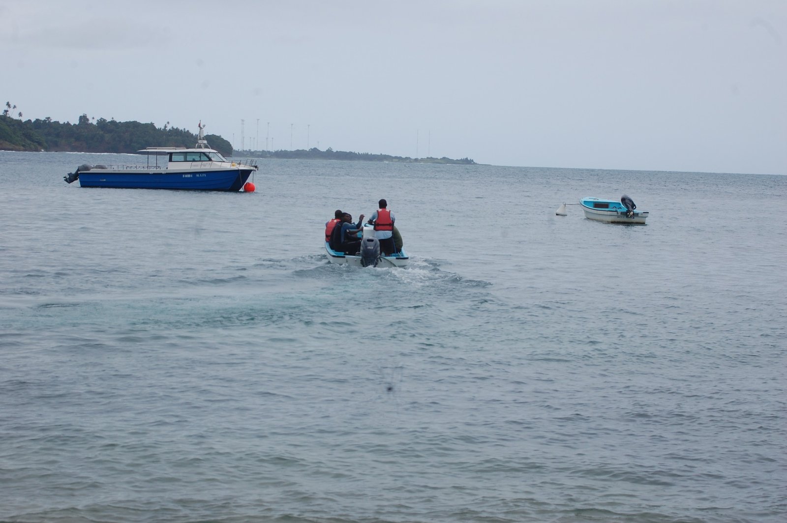 Operação de fiscalização marítima